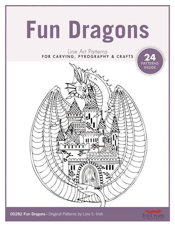 Fun Dragons Carving Patterns (Printed)