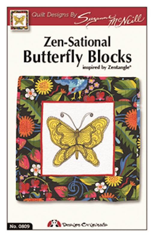 Zen-Sational Butterfly Quilt Blocks Inspired by Zentangle - Use #DO8189