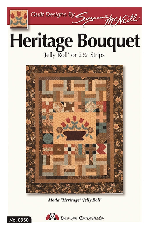 Heritage Bouquet Strip Happy Quilt Pattern