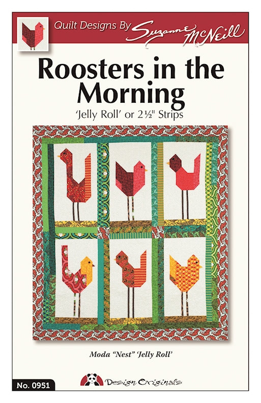 Roosters in the Morning Quilt Pattern - Fox Chapel Publishing Co.