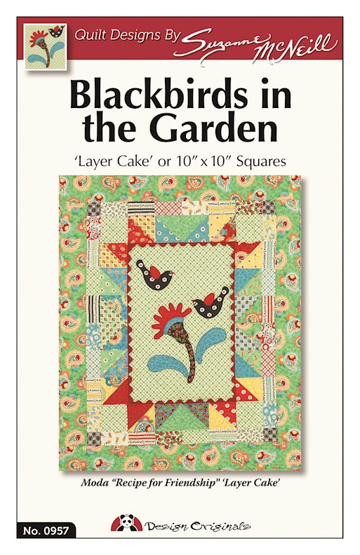 Blackbirds in the Garden - Quilt Pattern - Fox Chapel Publishing Co.