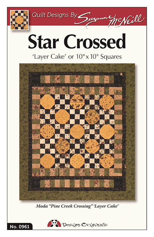 Star Crossed Big Block Quick Quilt Pattern - Fox Chapel Publishing Co.
