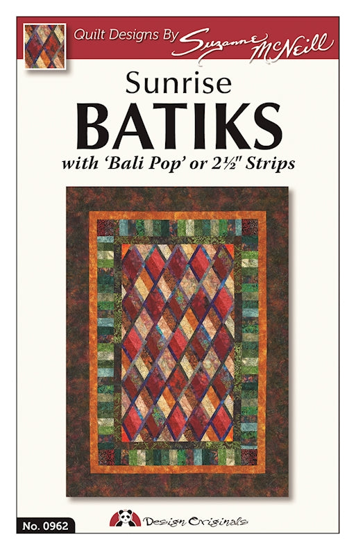 Sunrise Batik Style Quilt Pattern - Fox Chapel Publishing Co.