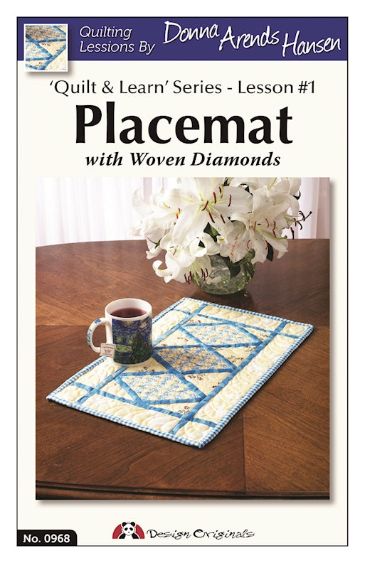 Placemat With Woven Diamonds Pattern