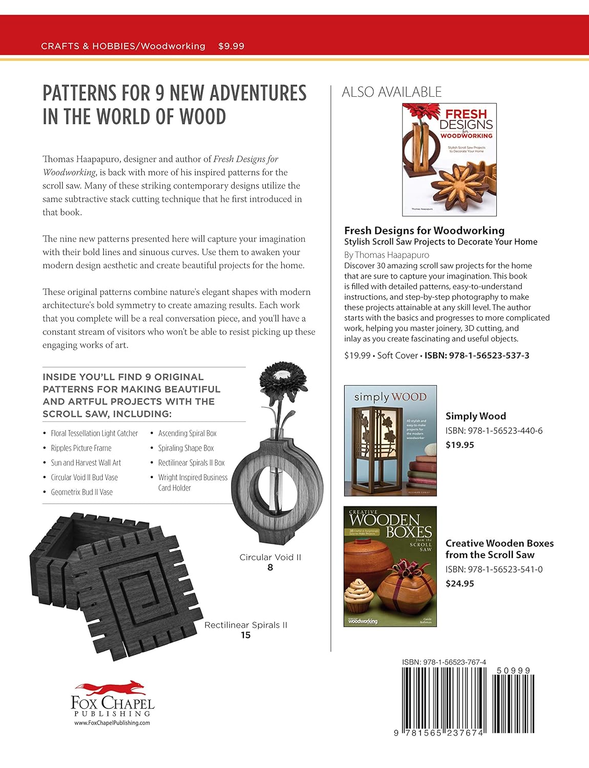 More Fresh Designs for Woodworking Pattern Pack