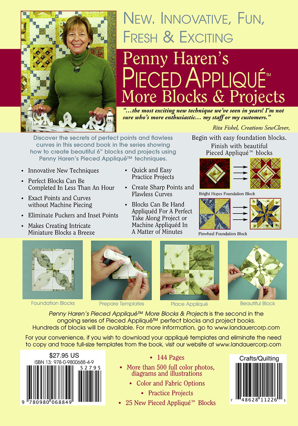 Penny Haren's Pieced Appliqué More Blocks & Projects - Fox Chapel Publishing Co.