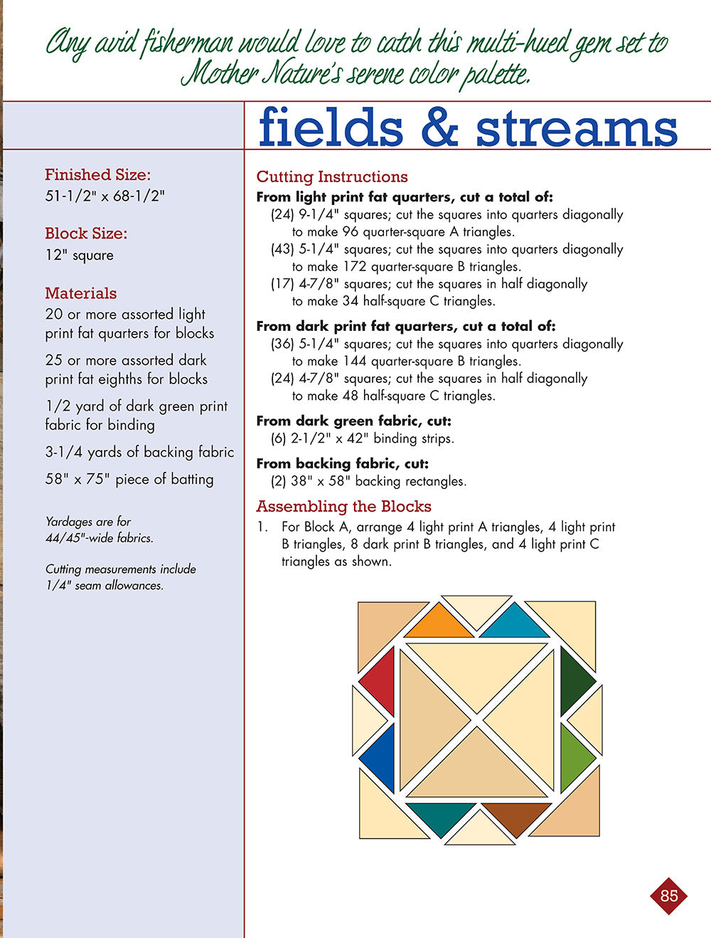 Quilts for Men - Fox Chapel Publishing Co.