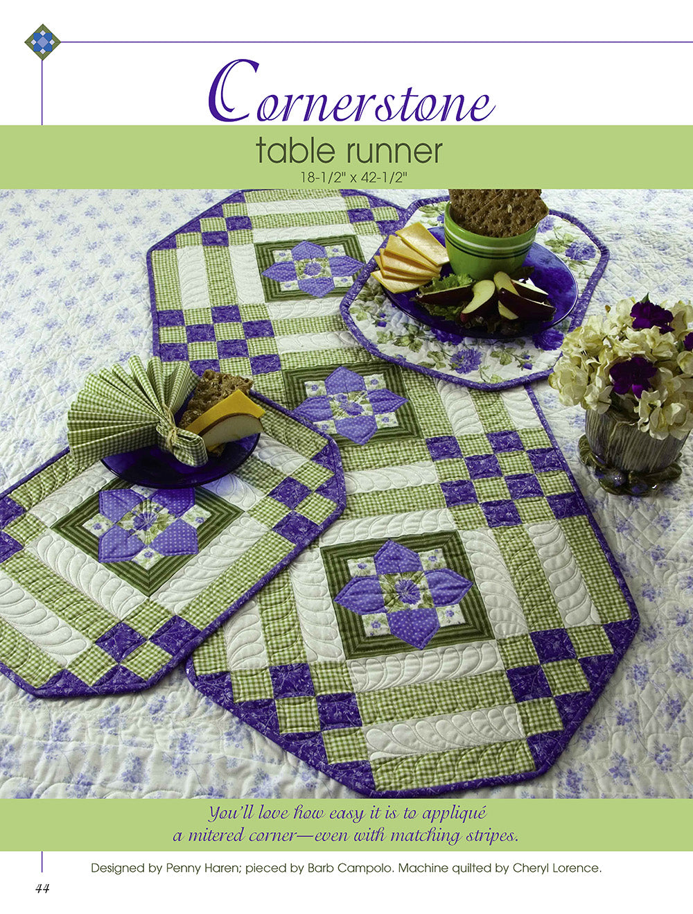 Penny Haren's Pieced Appliqué Weekend Projects - Fox Chapel Publishing Co.