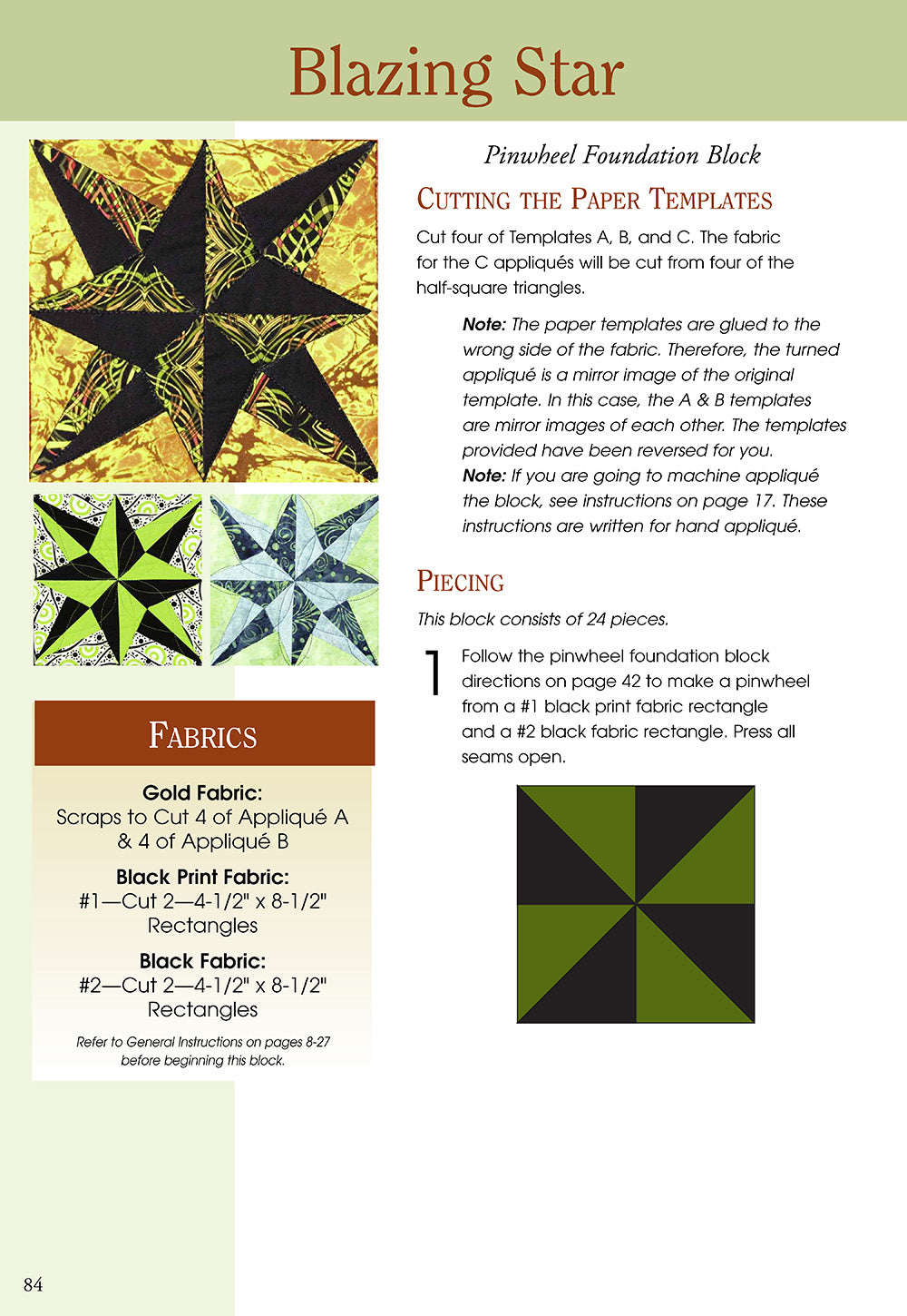 Penny Haren's Pieced Appliqué Intricate Blocks Made Easy - Fox Chapel Publishing Co.