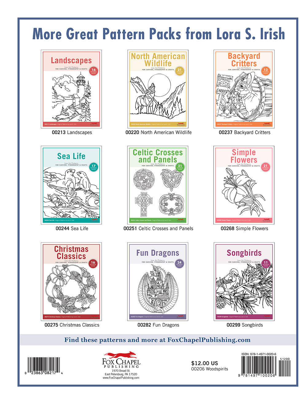 Woodspirits Carving Patterns - Printed - Fox Chapel Publishing Co.