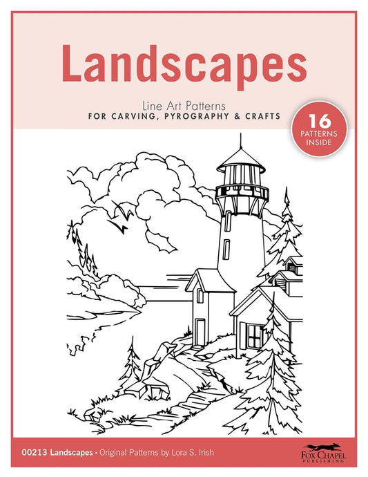 Landscapes Carving Patterns - Printed - Fox Chapel Publishing Co.