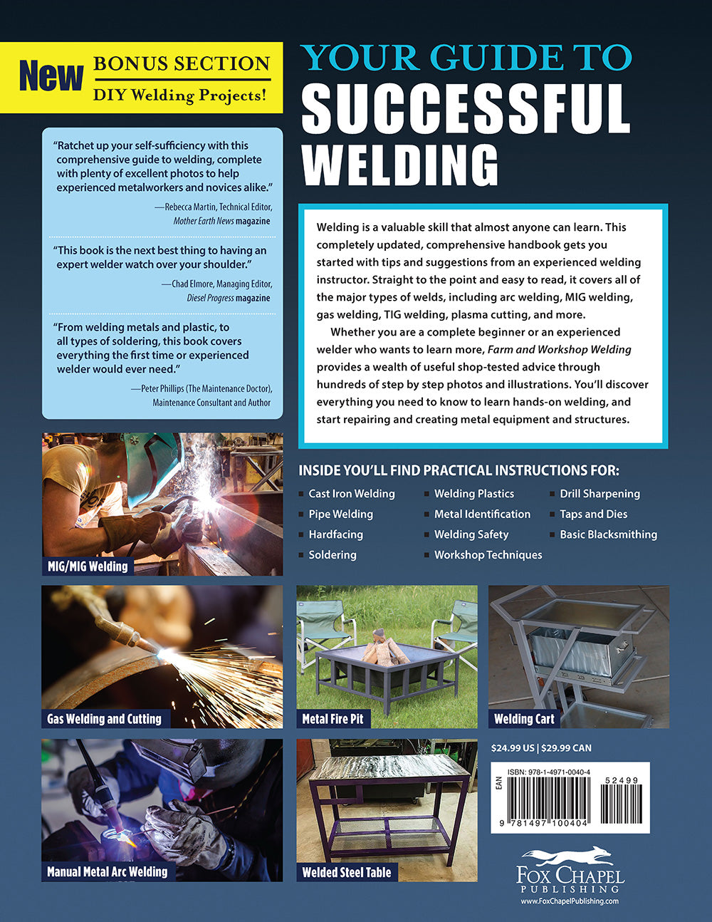 Farm and Workshop Welding, Third Revised Edition - Fox Chapel Publishing Co.