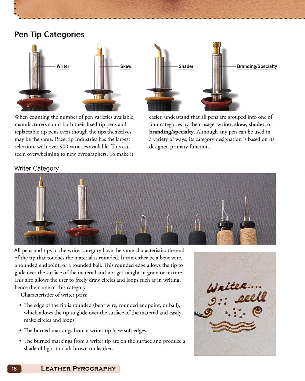 Leather Pyrography - Fox Chapel Publishing Co.
