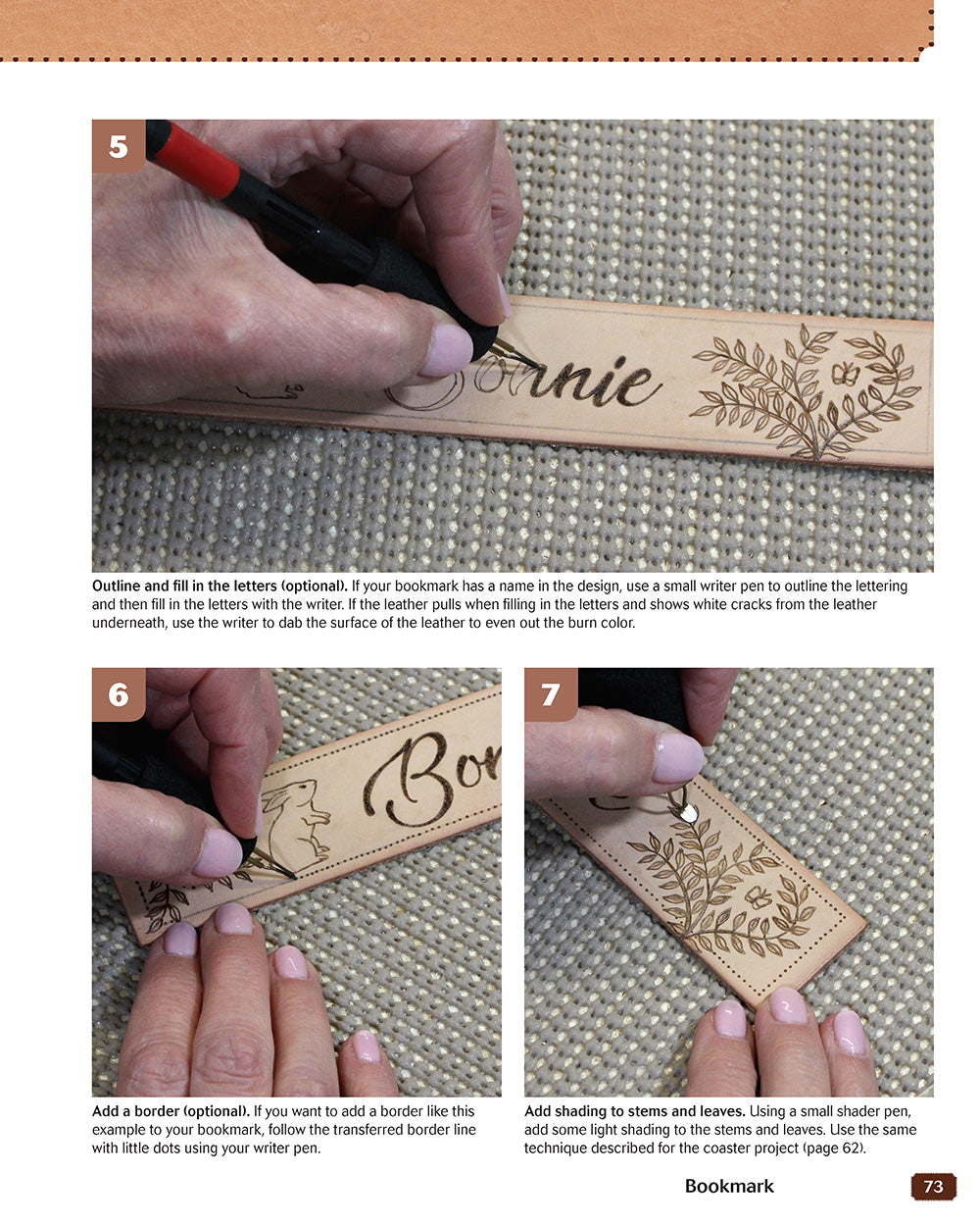Leather Pyrography - Fox Chapel Publishing Co.