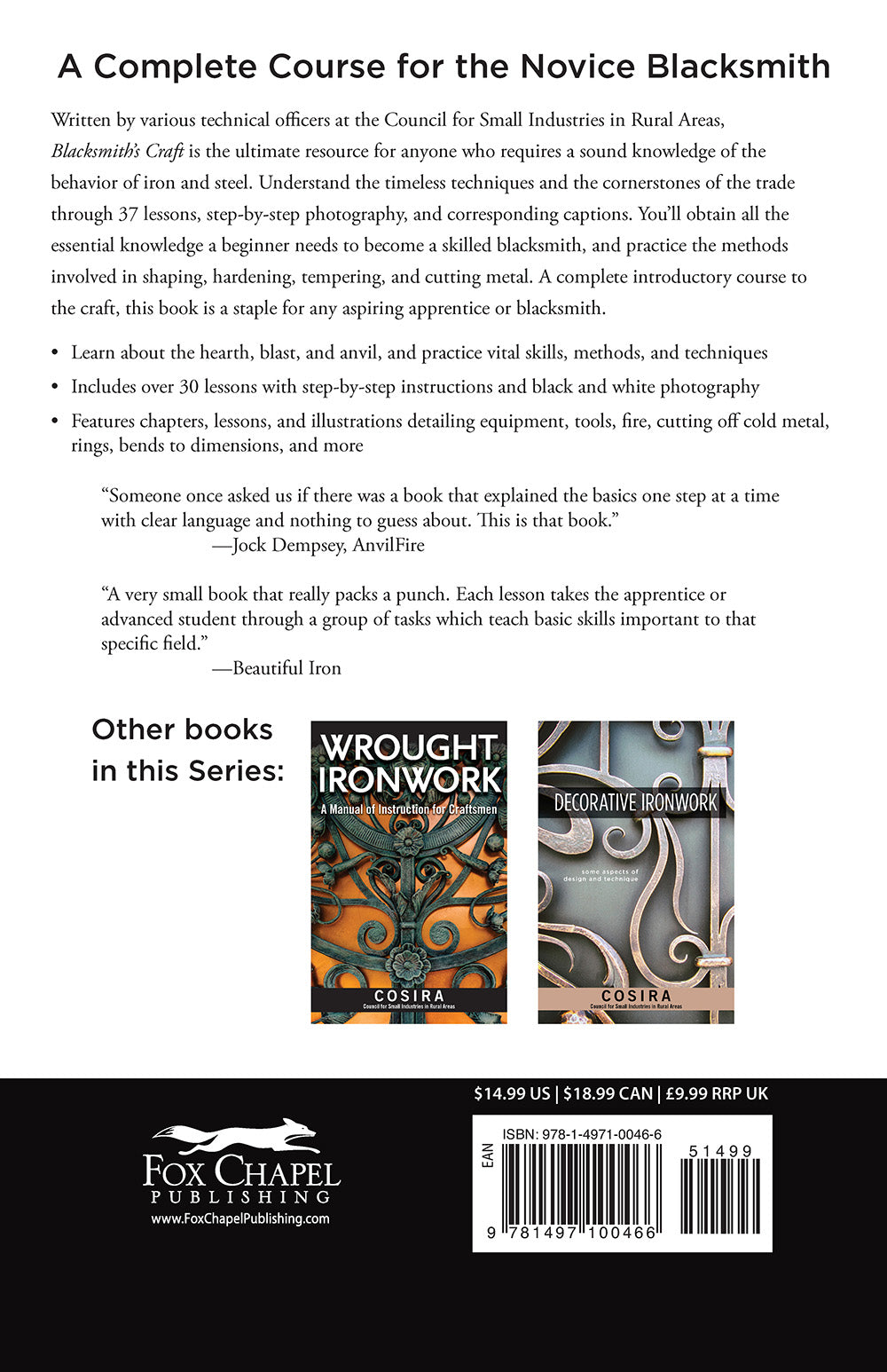 Blacksmith's Craft - Fox Chapel Publishing Co.