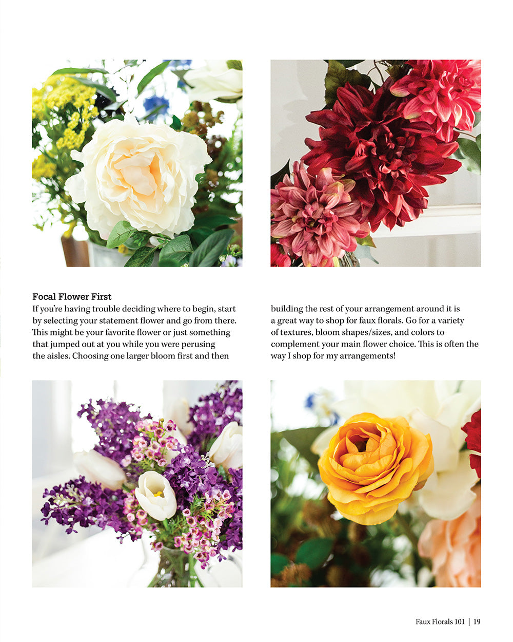 Modern Faux Flower Projects