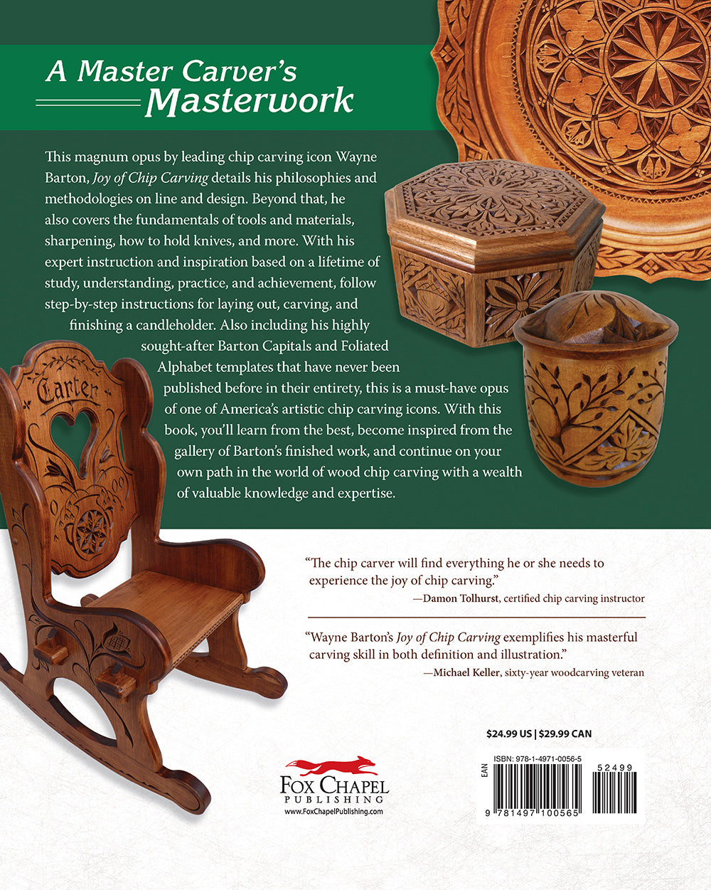 Joy of Chip Carving - Fox Chapel Publishing Co.