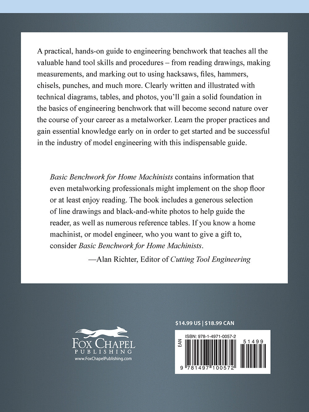 Basic Benchwork for Home Machinists - Fox Chapel Publishing Co.