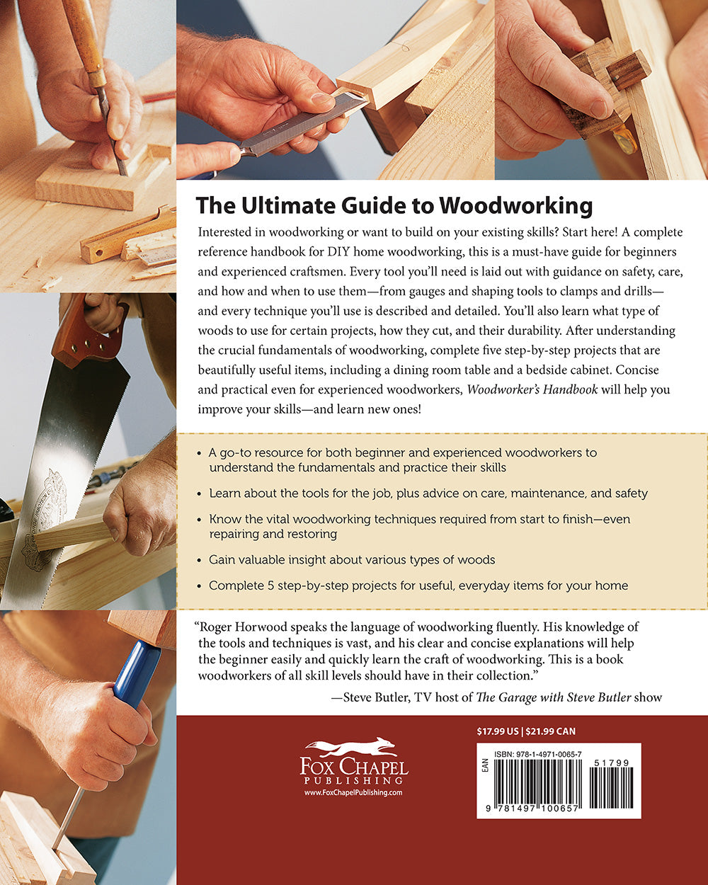 Woodworker's Handbook - Fox Chapel Publishing Co.