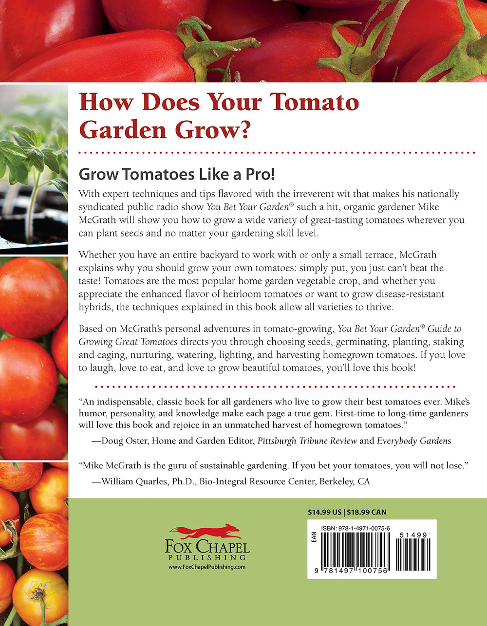 You Bet Your Garden Guide to Growing Great Tomatoes, Second Edition - Fox Chapel Publishing Co.