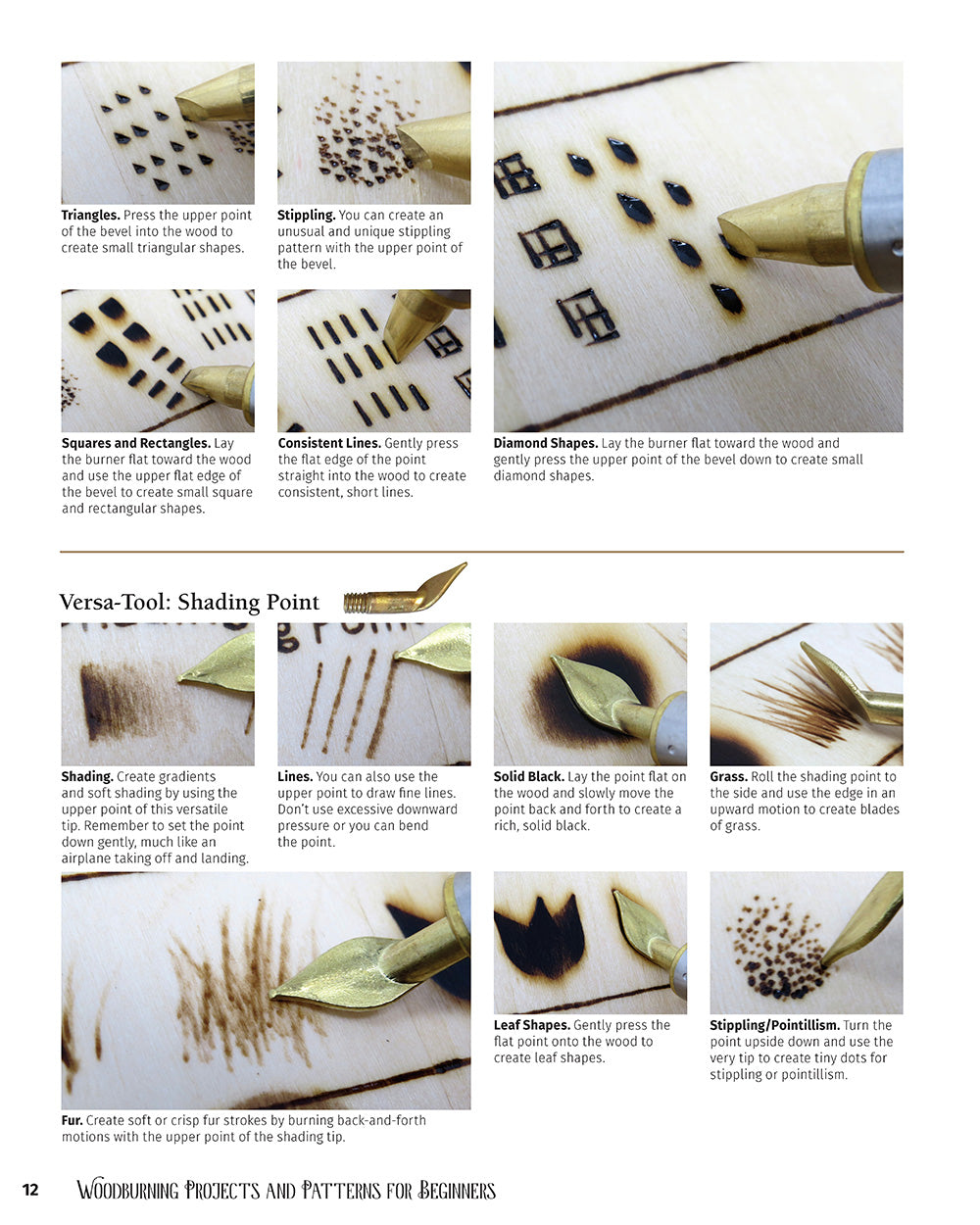 Woodburning Projects and Patterns for Beginners - Fox Chapel Publishing Co.
