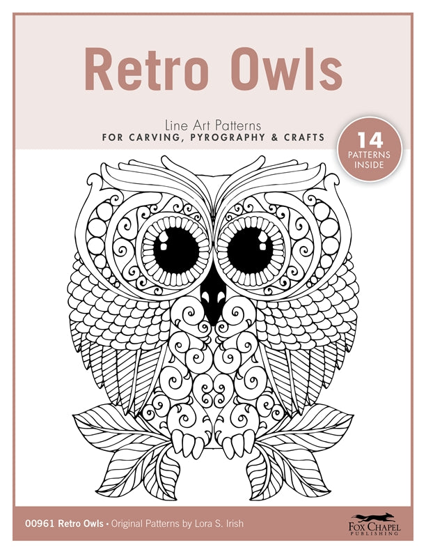 Retro Owls Pattern Pack - Fox Chapel Publishing Co.