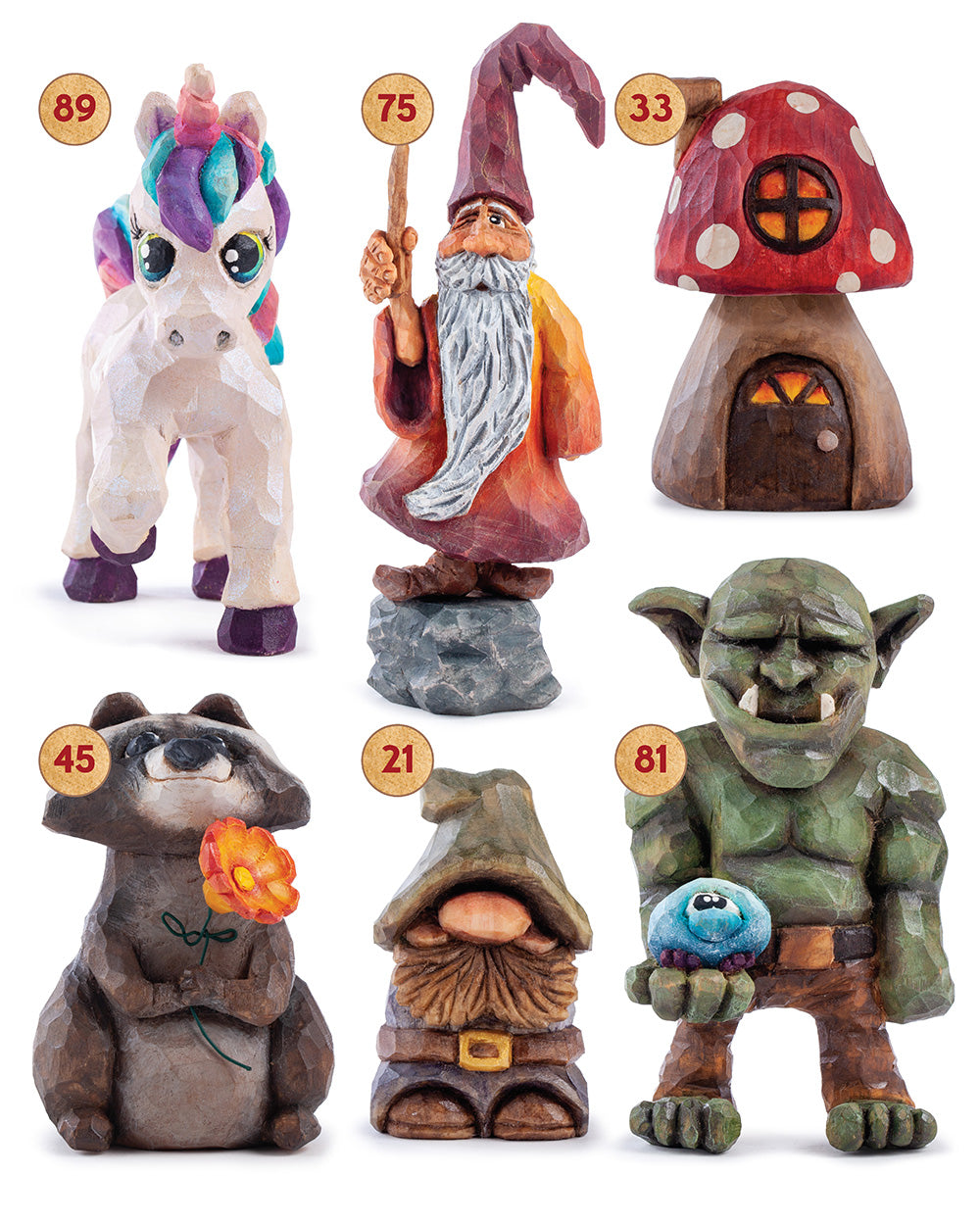 Learn to Carve Gnomes, Trolls, and Mythical Creatures