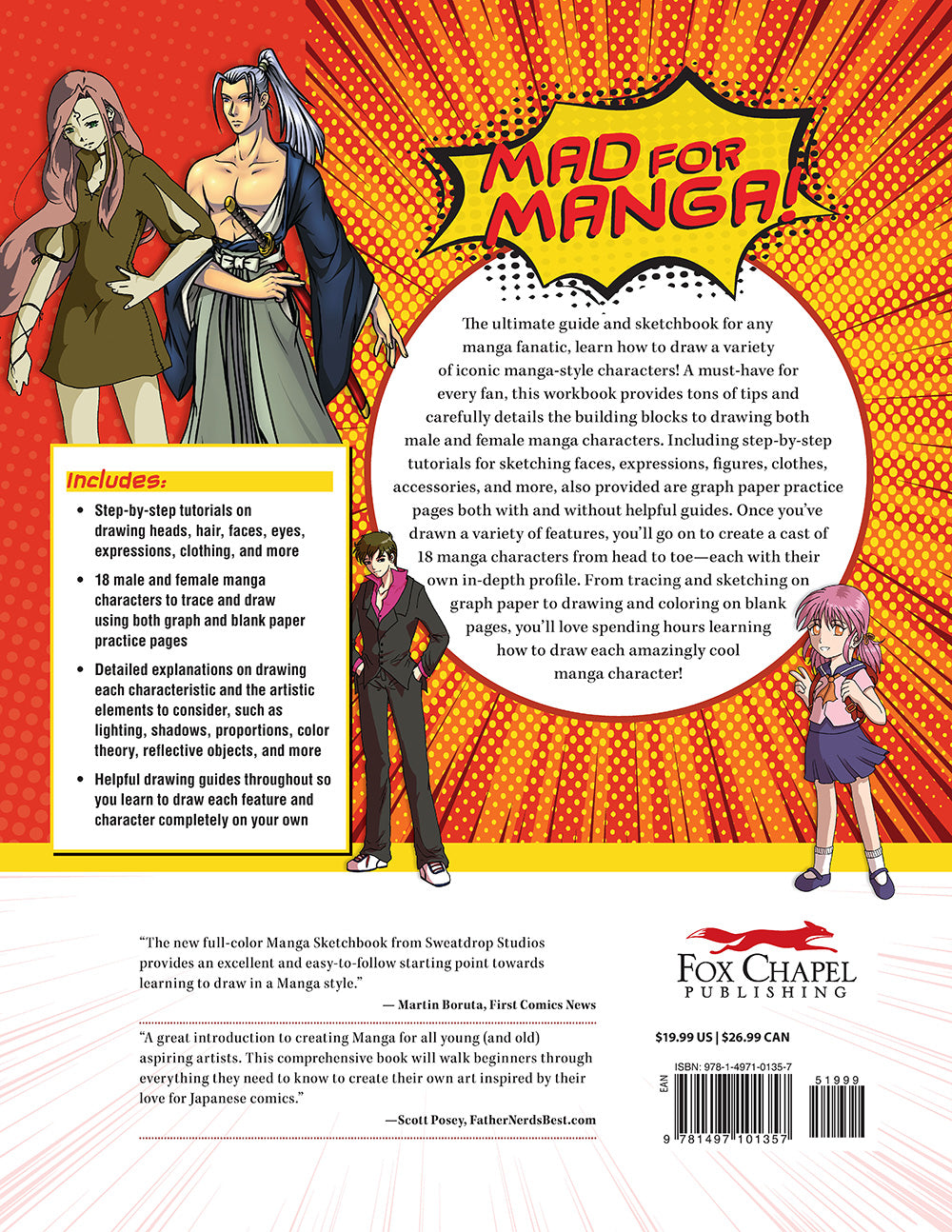Manga Sketchbook - Fox Chapel Publishing Co.
