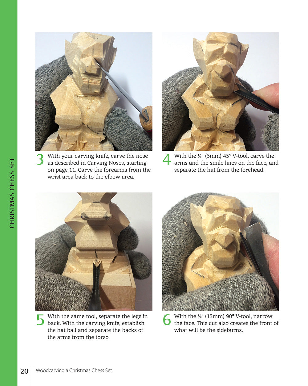 Woodcarving a Christmas Chess Set - Fox Chapel Publishing Co.