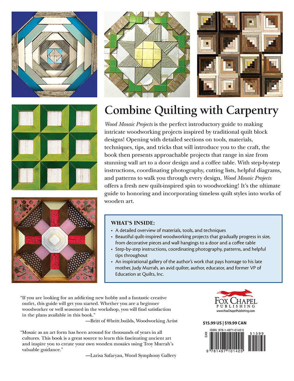 Wood Mosaic Projects - Fox Chapel Publishing Co.