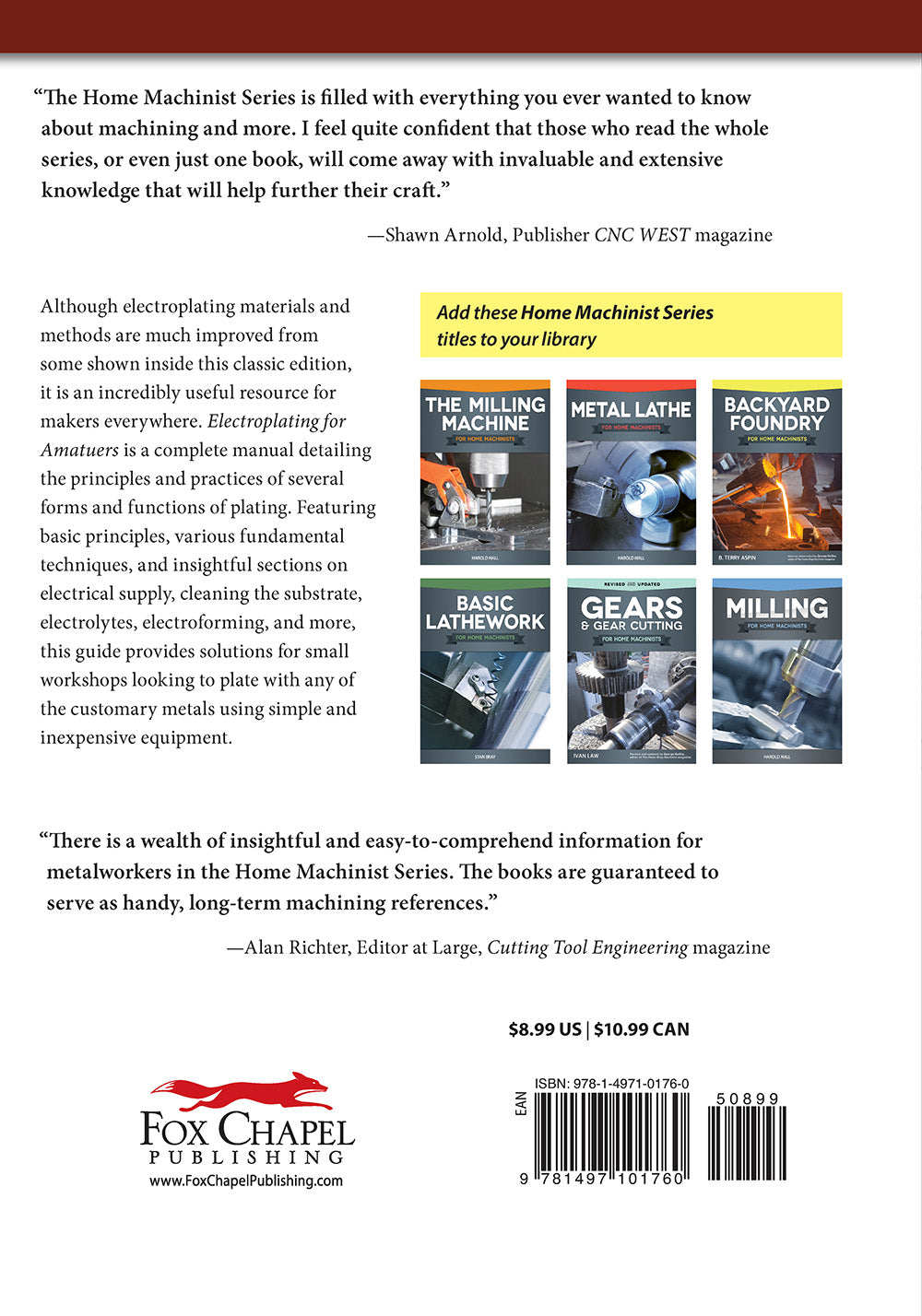 Electroplating for Amateurs - Fox Chapel Publishing Co.