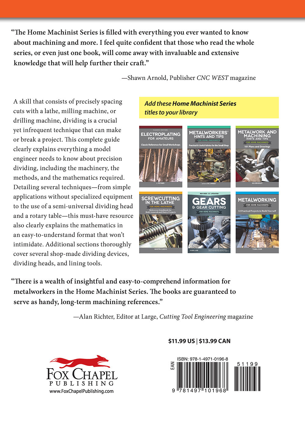 Precision Dividing for Small Shop Metalworkers - Fox Chapel Publishing Co.