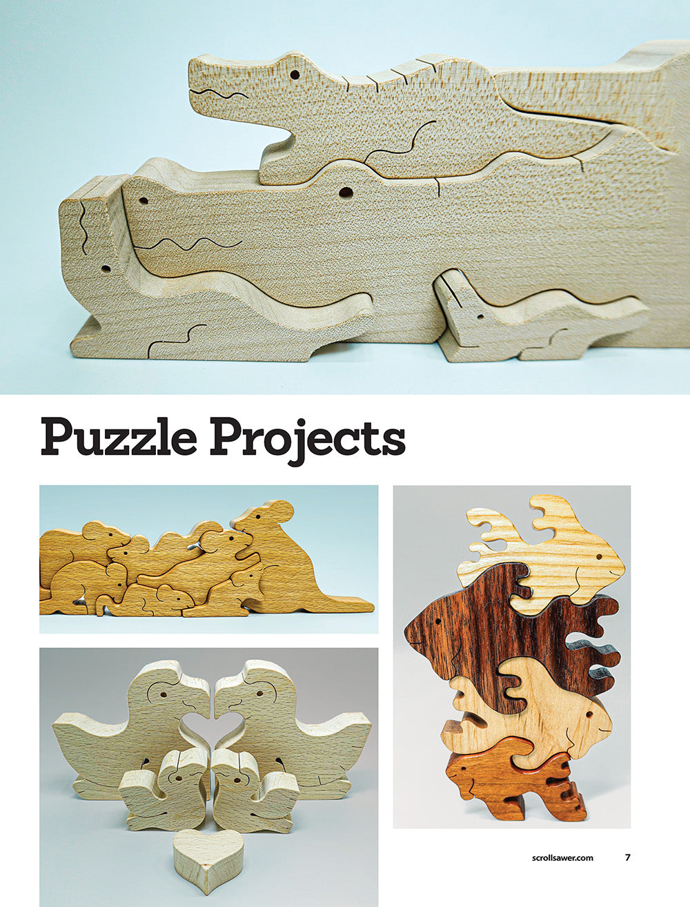 Adorable Animal Family Puzzles in Wood - Fox Chapel Publishing Co.