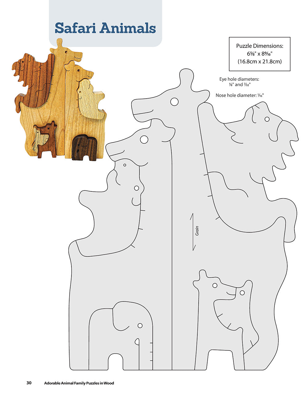 Adorable Animal Family Puzzles in Wood - Fox Chapel Publishing Co.