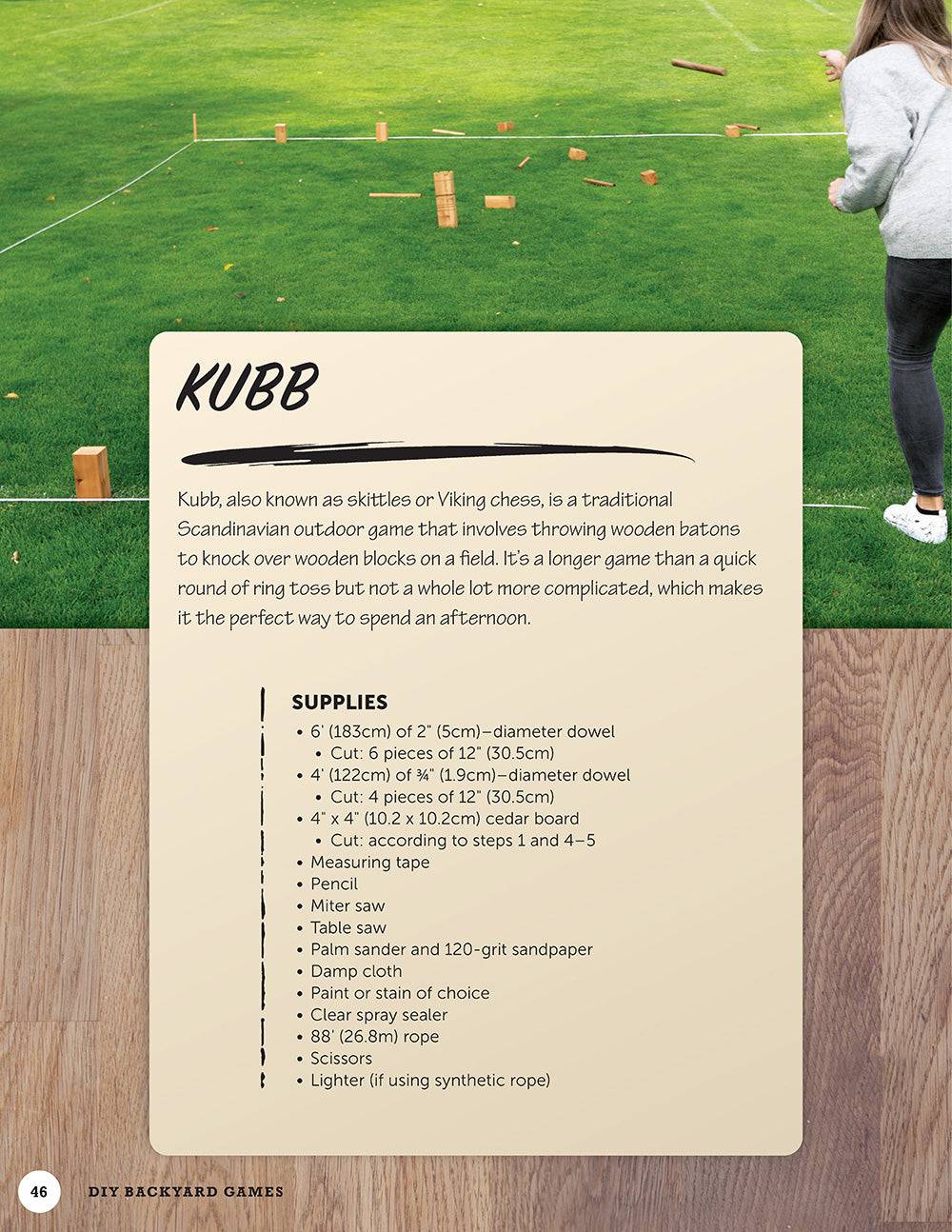 DIY Backyard Games - Fox Chapel Publishing Co.