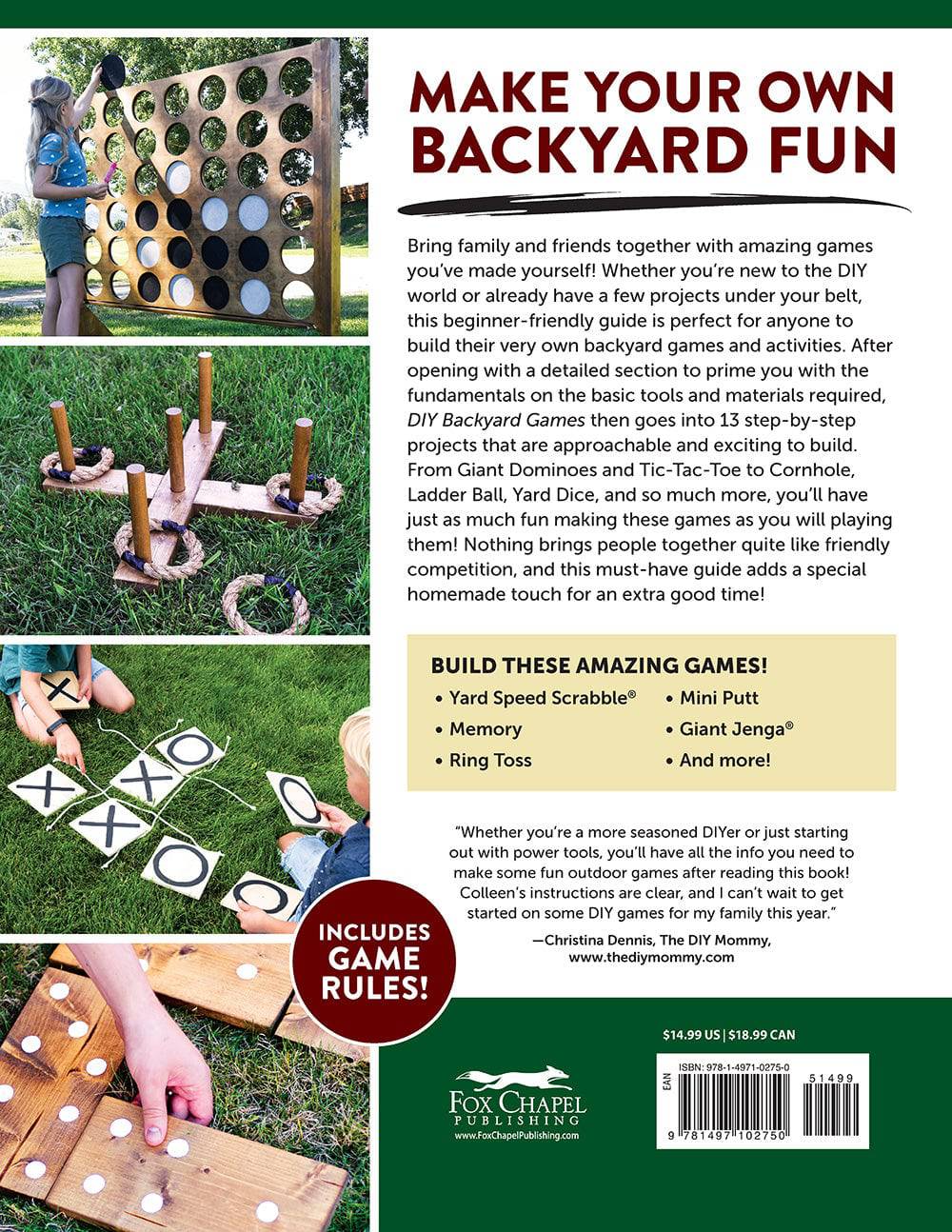 DIY Backyard Games - Fox Chapel Publishing Co.