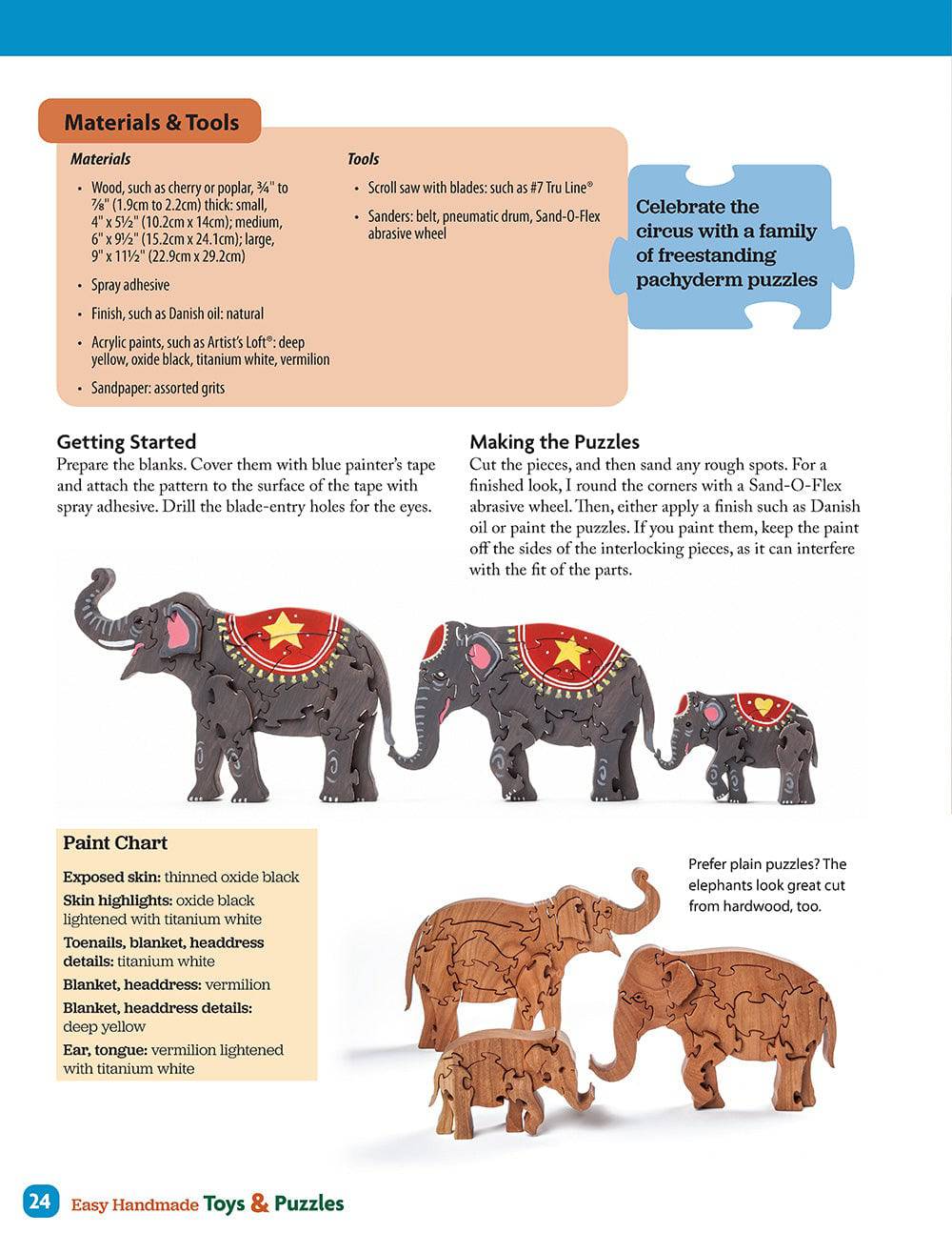 Easy Handmade Toys & Puzzles - Fox Chapel Publishing Co.