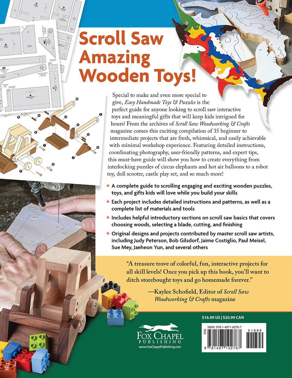 Easy Handmade Toys & Puzzles - Fox Chapel Publishing Co.