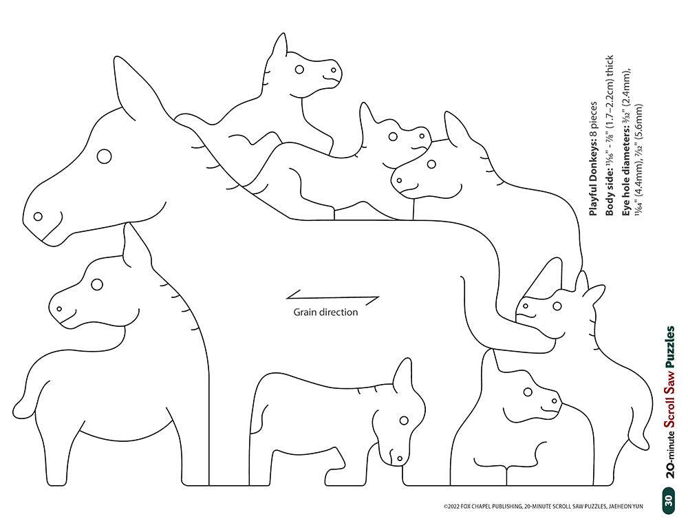 20-Minute Scroll Saw Puzzles - Fox Chapel Publishing Co.
