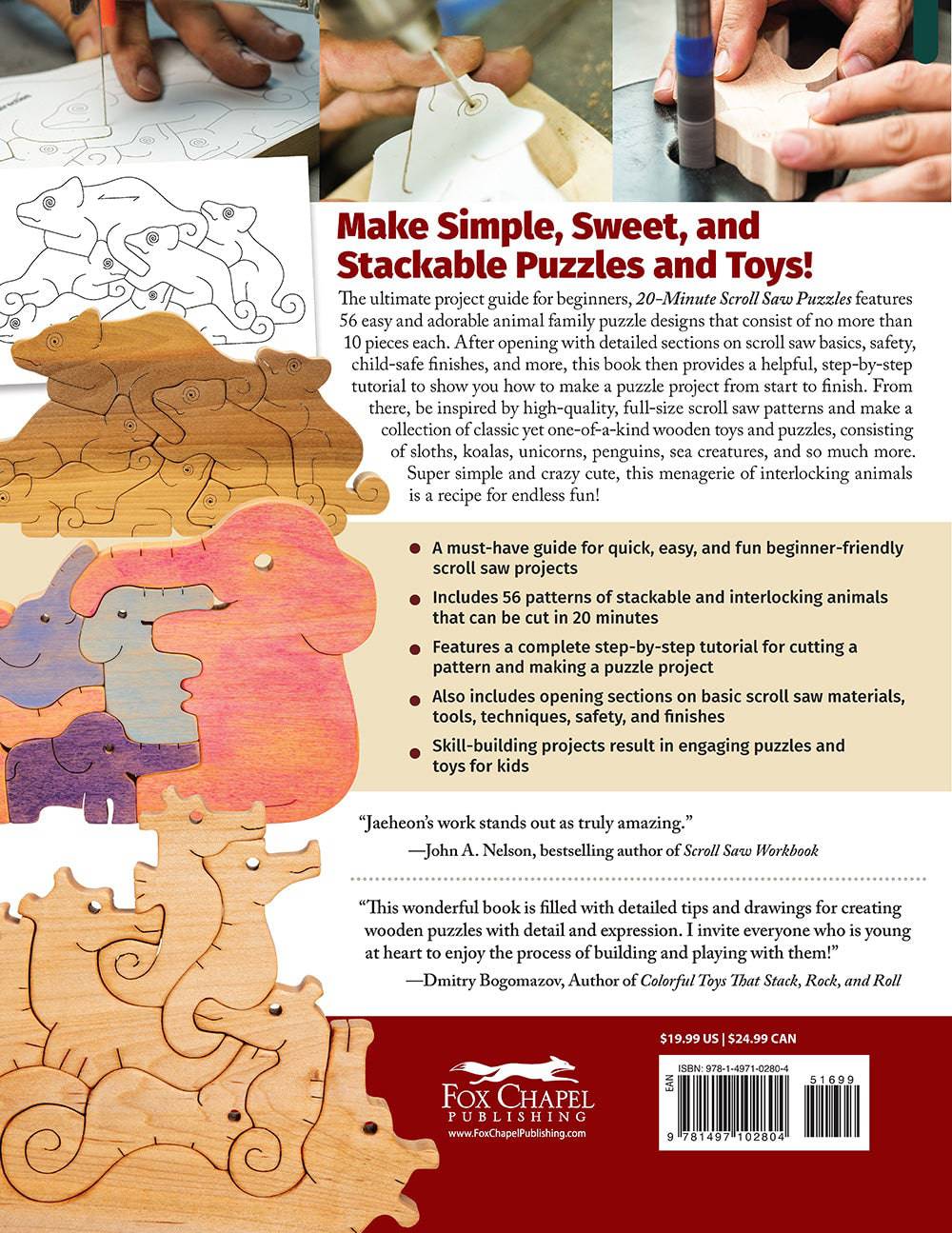 20-Minute Scroll Saw Puzzles - Fox Chapel Publishing Co.
