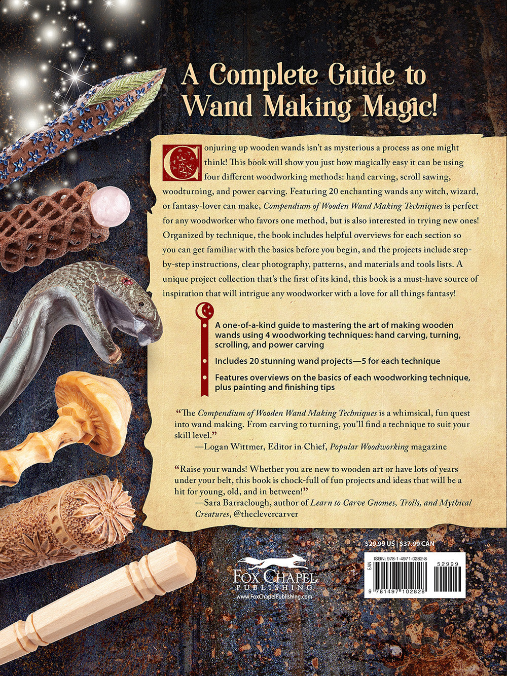 Compendium of Wooden Wand Making Techniques (HC) - Fox Chapel Publishing Co.