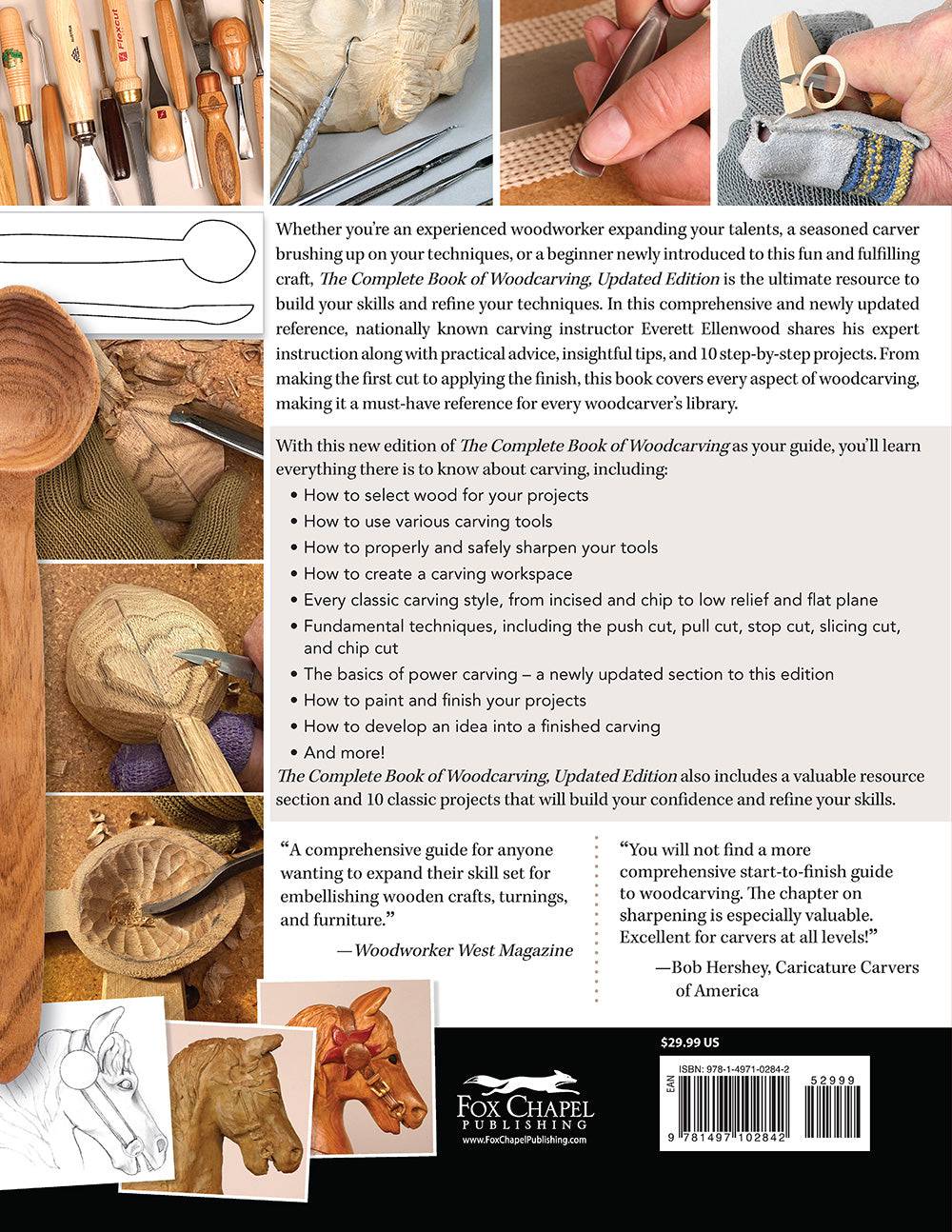 The Complete Book of Woodcarving, Updated Edition - Fox Chapel Publishing Co.
