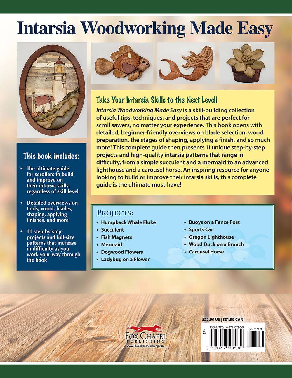 Intarsia Woodworking Made Easy - Fox Chapel Publishing Co.