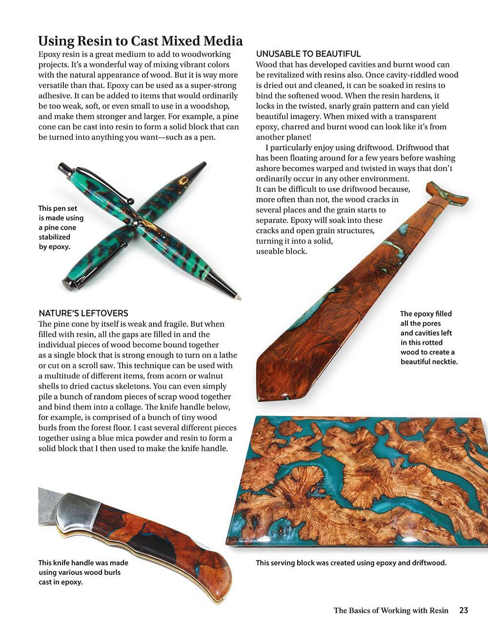 Woodworking with Resin - Fox Chapel Publishing Co.