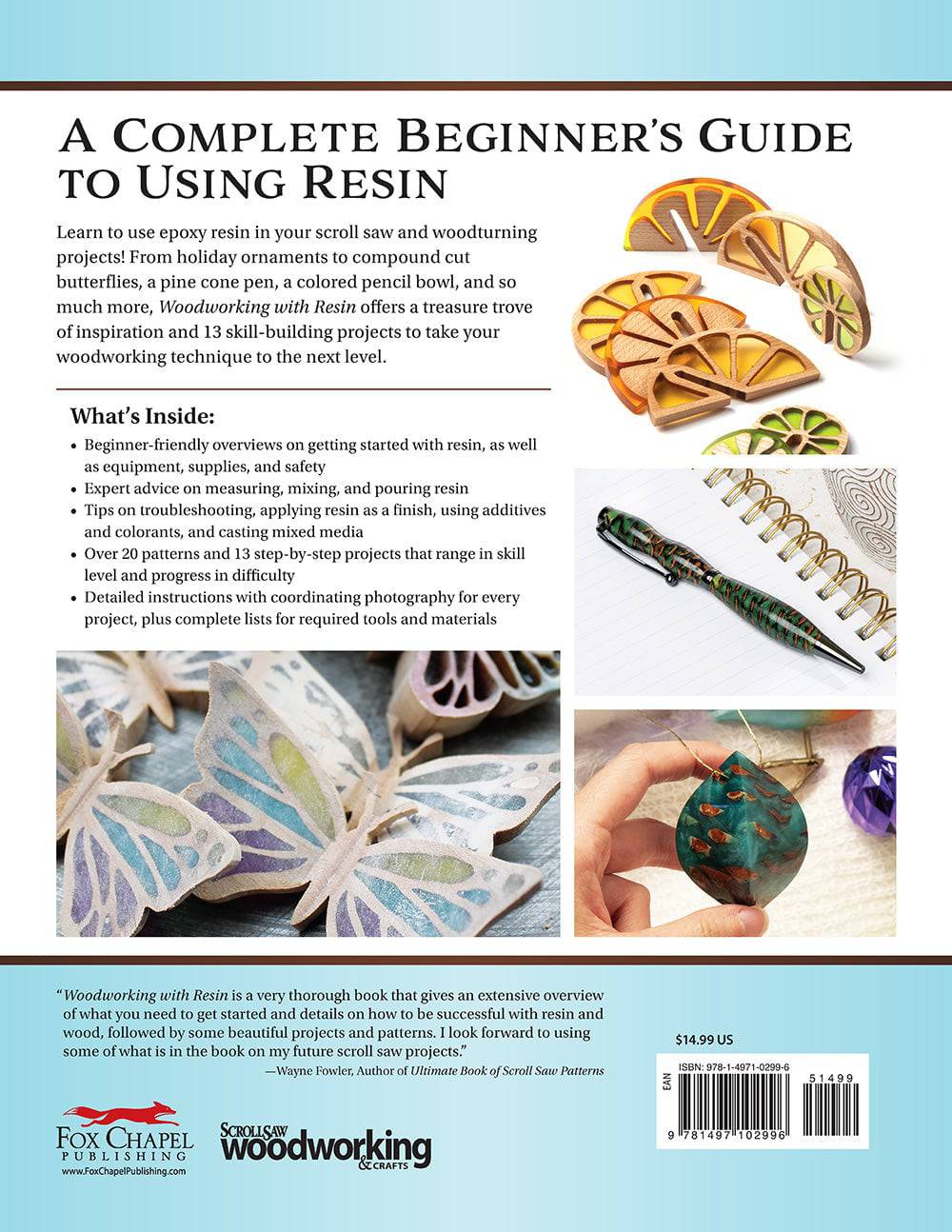 Woodworking with Resin - Fox Chapel Publishing Co.