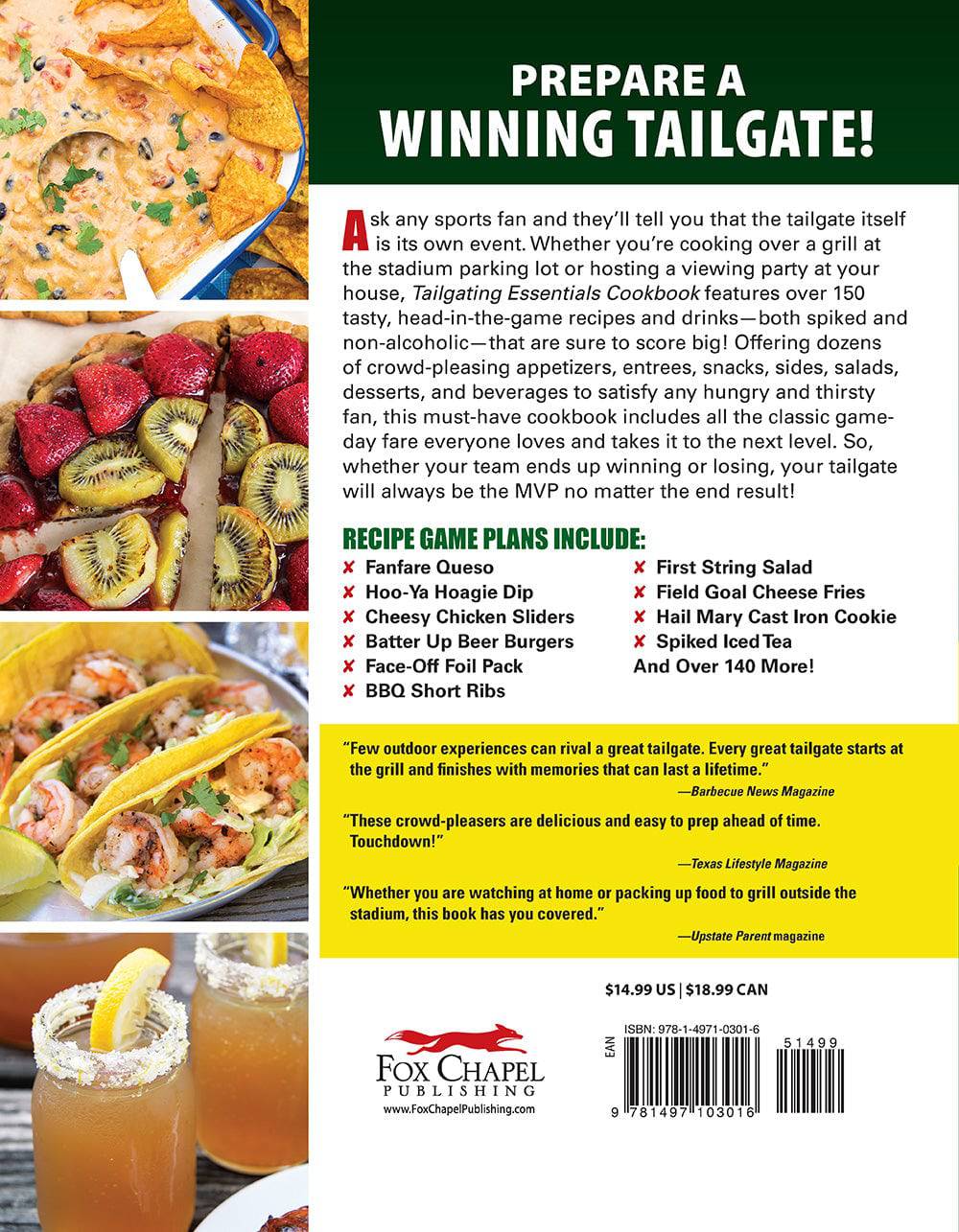 Tailgating Essentials Cookbook - Fox Chapel Publishing Co.