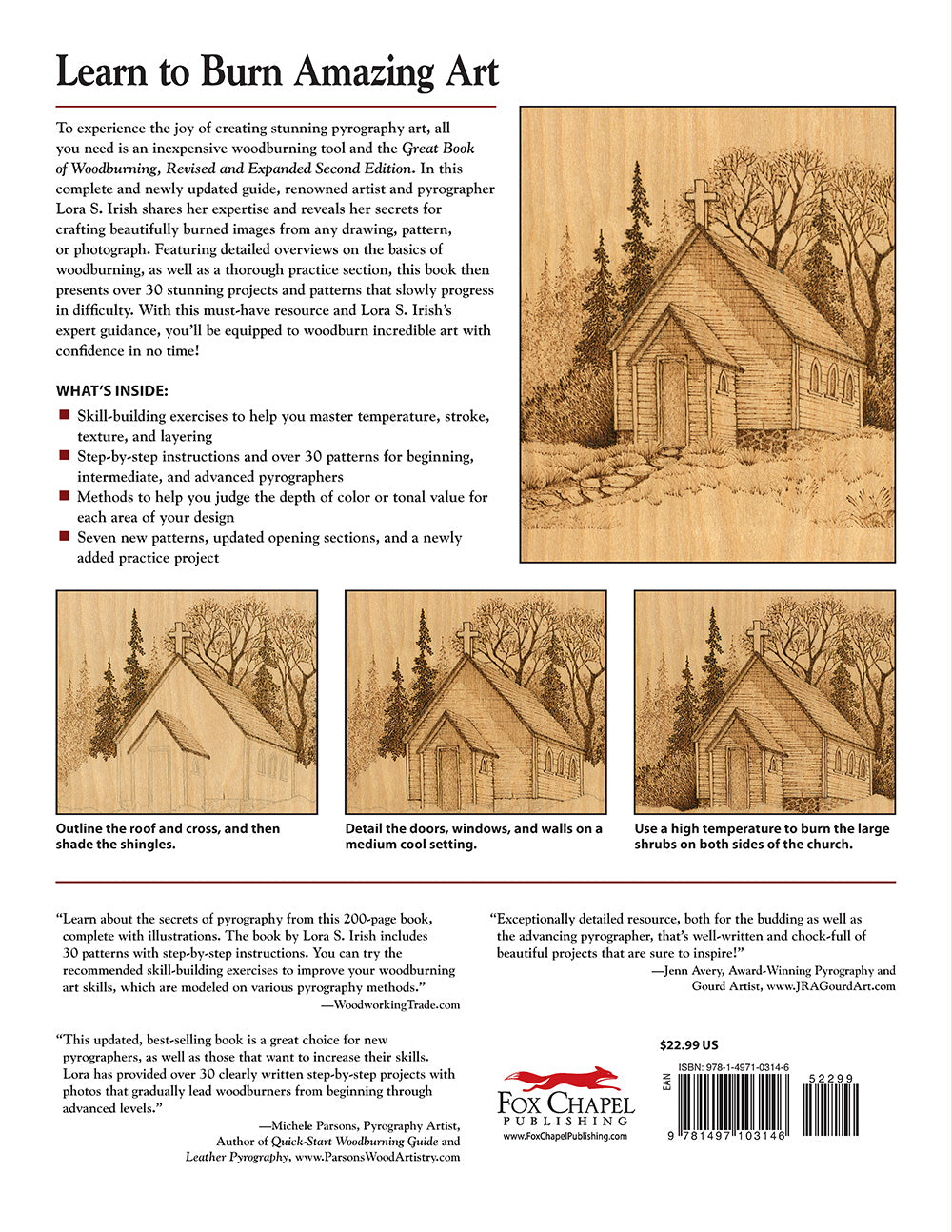 Great Book of Woodburning, Revised and Expanded Second Edition - Fox Chapel Publishing Co.