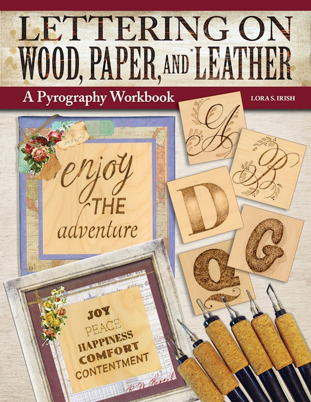 Lettering on Wood, Paper, and Leather - Fox Chapel Publishing Co.
