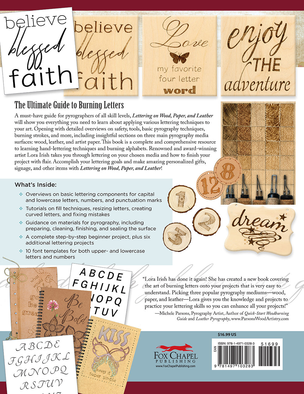 Lettering on Wood, Paper, and Leather - Fox Chapel Publishing Co.