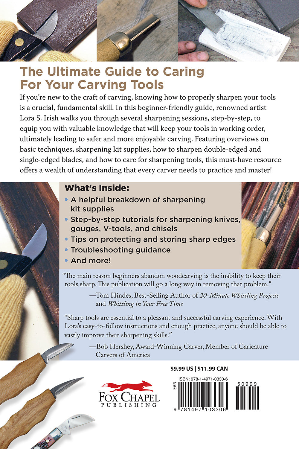 Beginner's Guide to Sharpening Carving Tools - Fox Chapel Publishing Co.